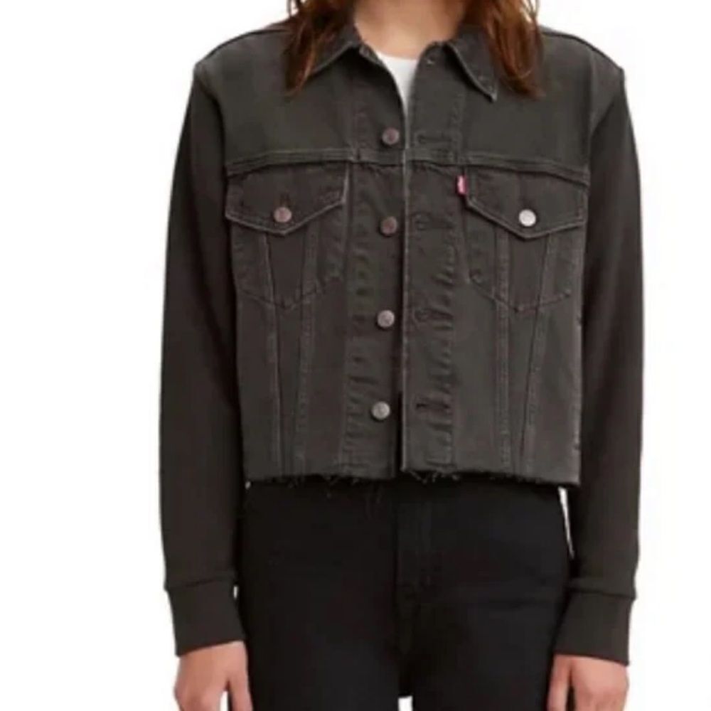 Levi’s Ex Boyfriend Crop Trucker Jacket